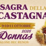 Sagra della castagna Donnas 2026