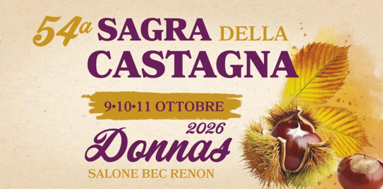 Sagra della castagna Donnas 2026